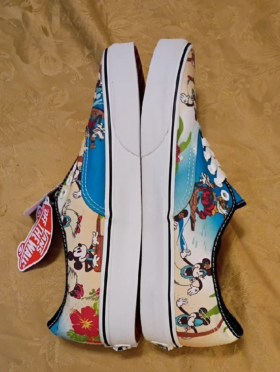 VANS Limited Edition Mickey Mouse Hawaii  - Blue/White Men's 8.0 Woman's 9.5 - Picture 8 of 14